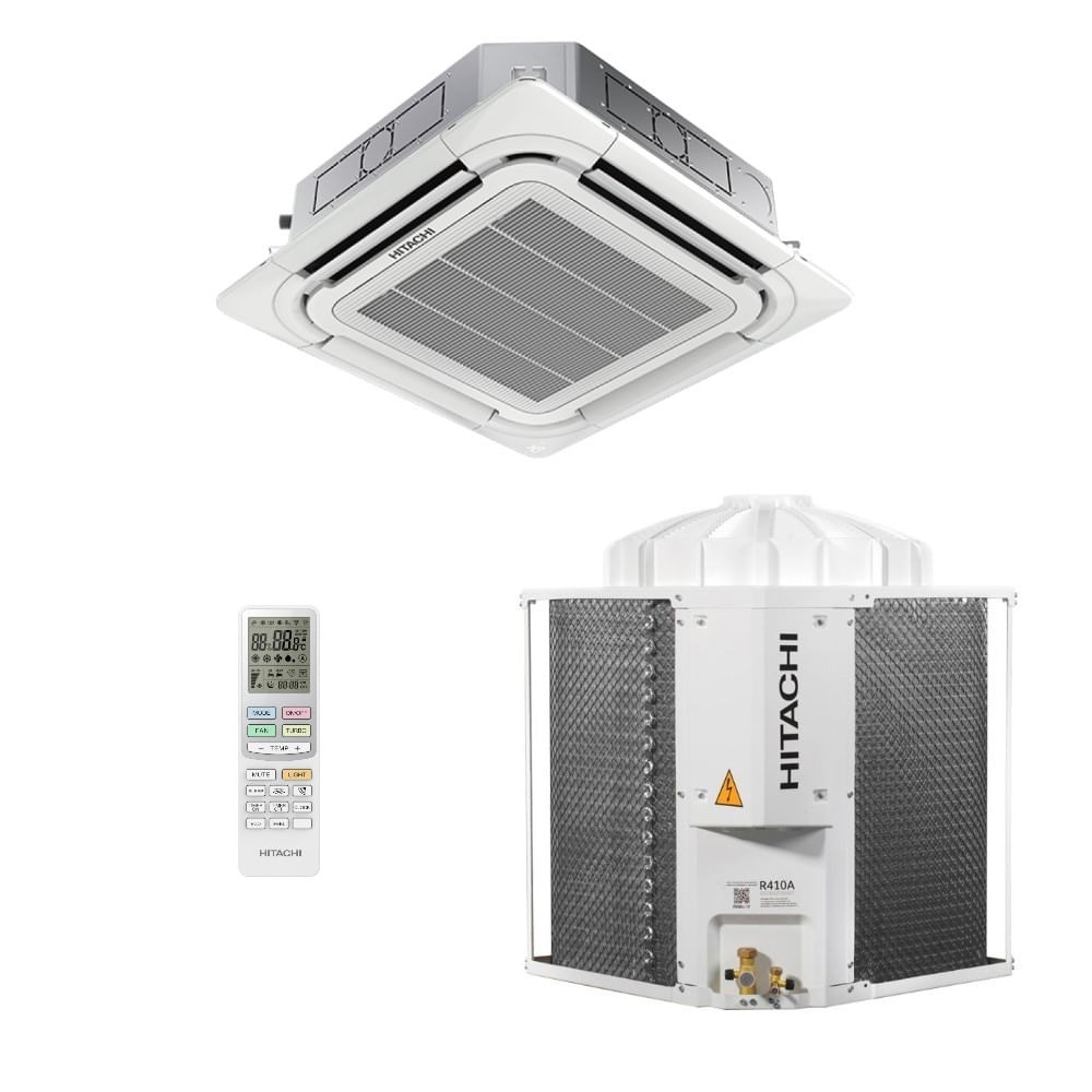 Ar Condicionado Split Cassete Hitachi Primairy 48000 Btus Frio 380V Sci48F7L